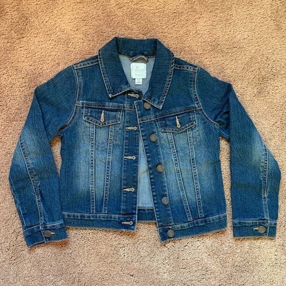 🎉 CHILDRENS PLACE Girls Jean Jacket, size M - Picture 2 of 4